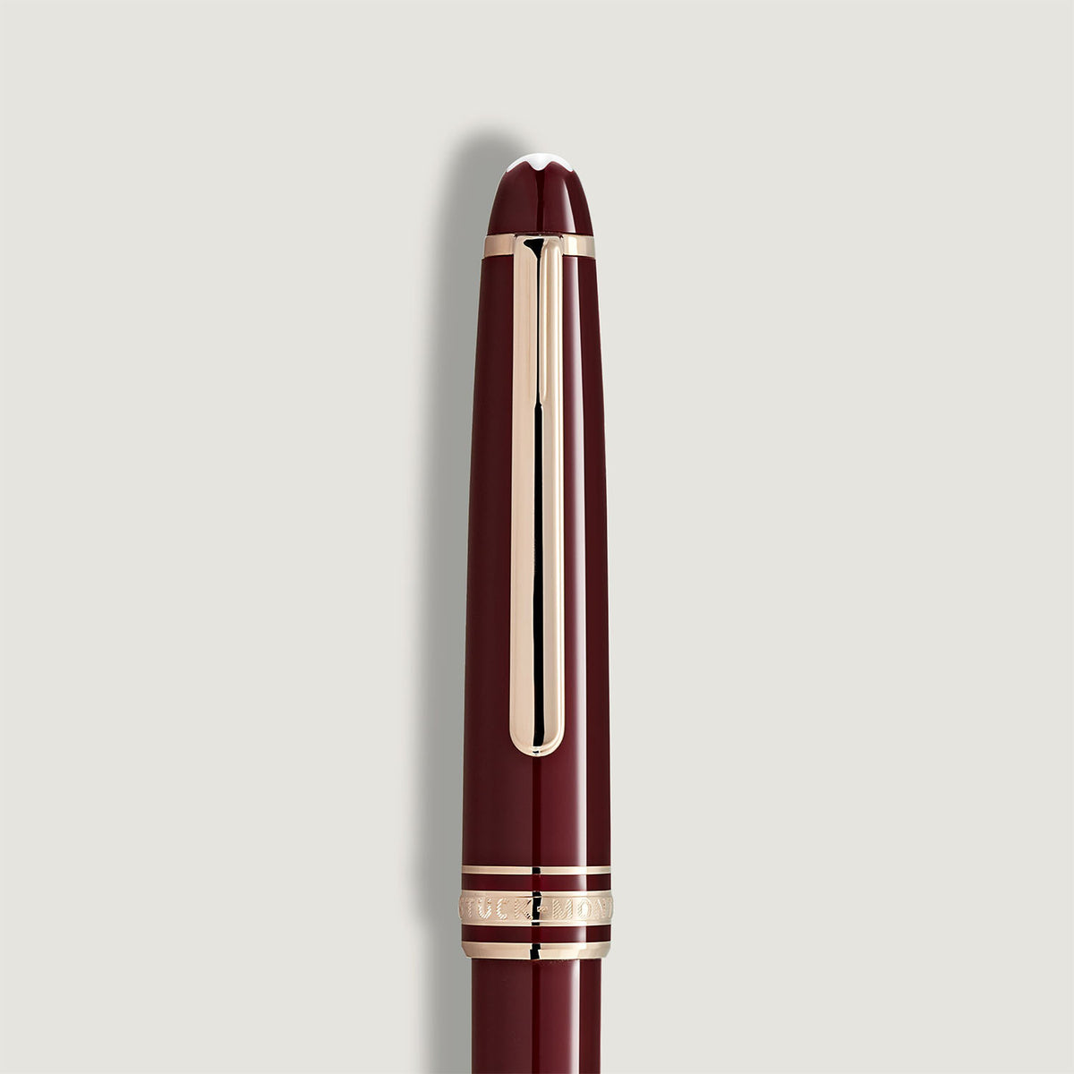 Montblanc Meisterstück Burgundy Red Classique Ballpoint Pen - Berry's Jewellers