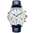 Senator Chronograph 41mm Steel Blue Strap Automatic Watch