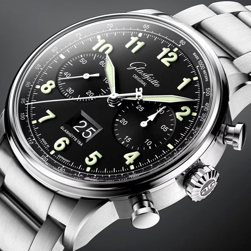 Senator Chronograph Navigator 41mm Steel Bracelet Automatic Watch