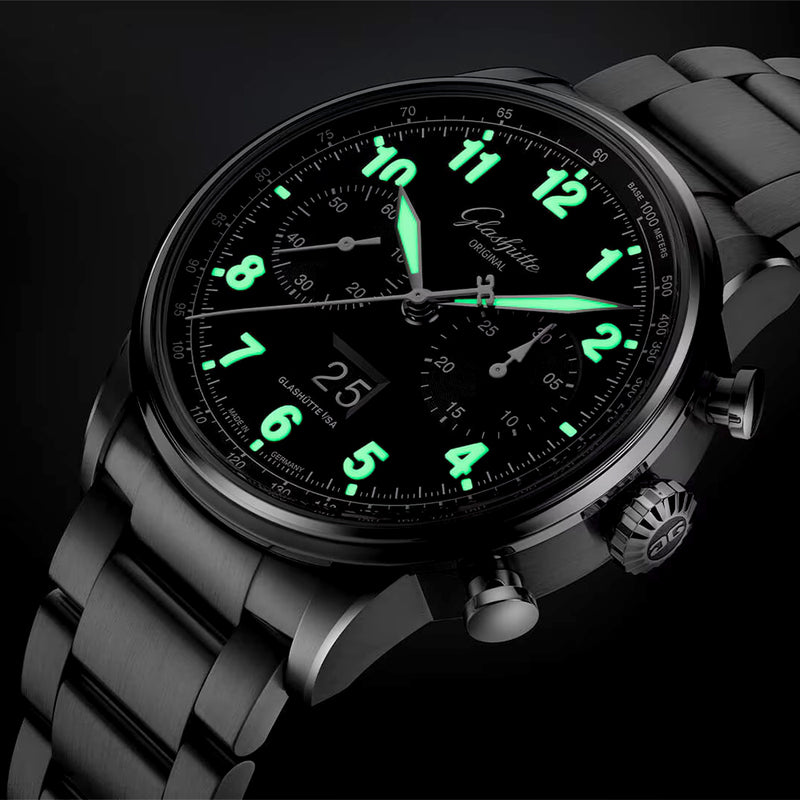 Senator Chronograph Navigator 41mm Steel Bracelet Automatic Watch