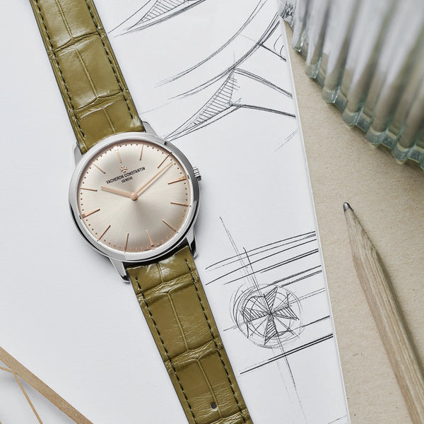 Vacheron Constantin Patrimony Manual-Winding 39mm 18ct White Gold Silver Dial Watch - Berry's Jewellers