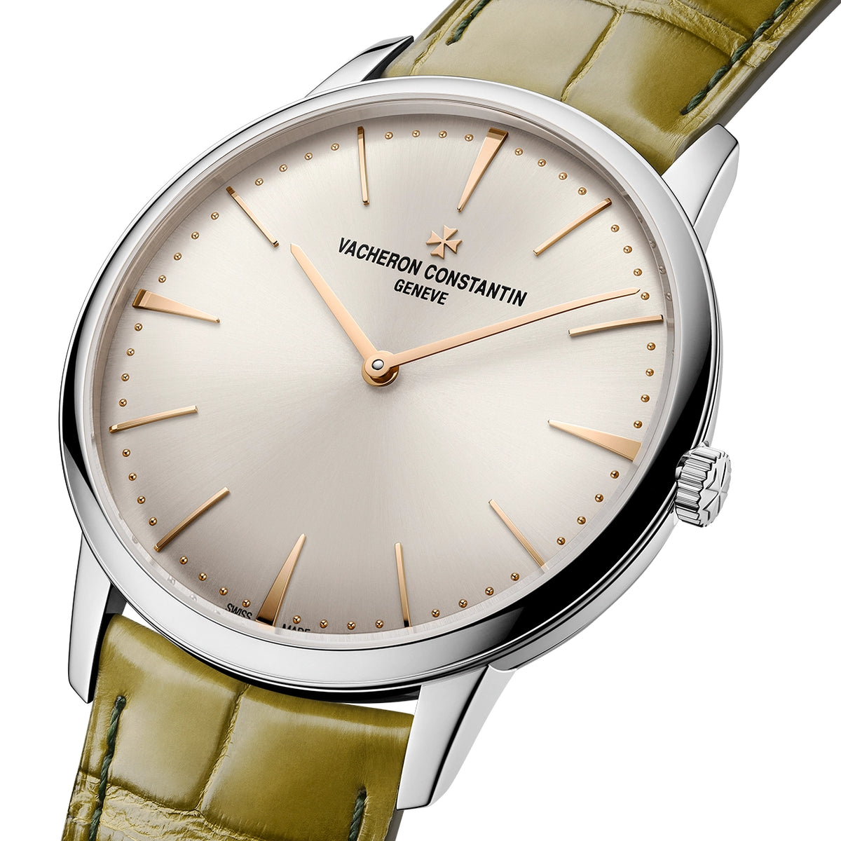 Vacheron Constantin Patrimony Manual-Winding 39mm 18ct White Gold Silver Dial Watch - Berry's Jewellers