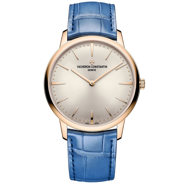 Vacheron Constantin Patrimony Manual-Winding 39mm 18ct Pink Gold Silver Dial Watch - Berry's Jewellers