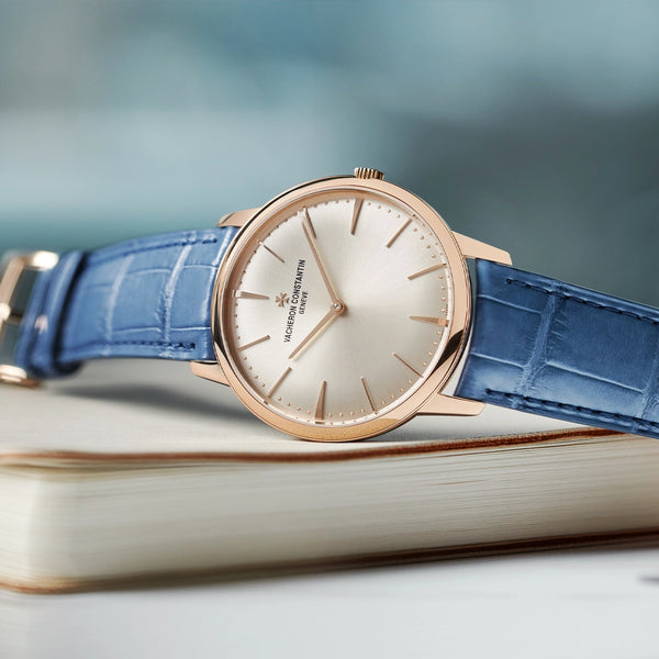 Vacheron Constantin Patrimony Manual-Winding 39mm 18ct Pink Gold Silver Dial Watch - Berry's Jewellers