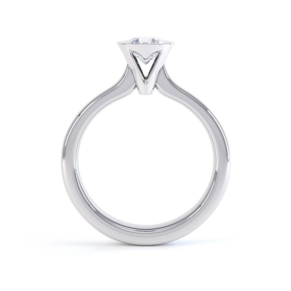 "Sophia" Platinum Set Diamond Solitaire Engagement Ring 1.00 Carat