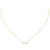 Messika Paris Move Uno 18ct Yellow Gold Diamond Necklace - Berry's Jewellers