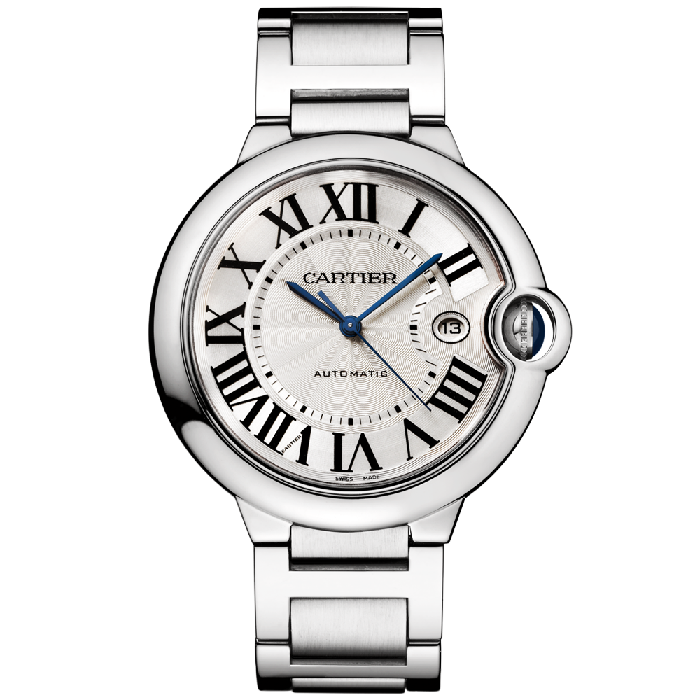 Ballon Bleu 42mm Silver Dial Men's Automatic Bracelet Watch