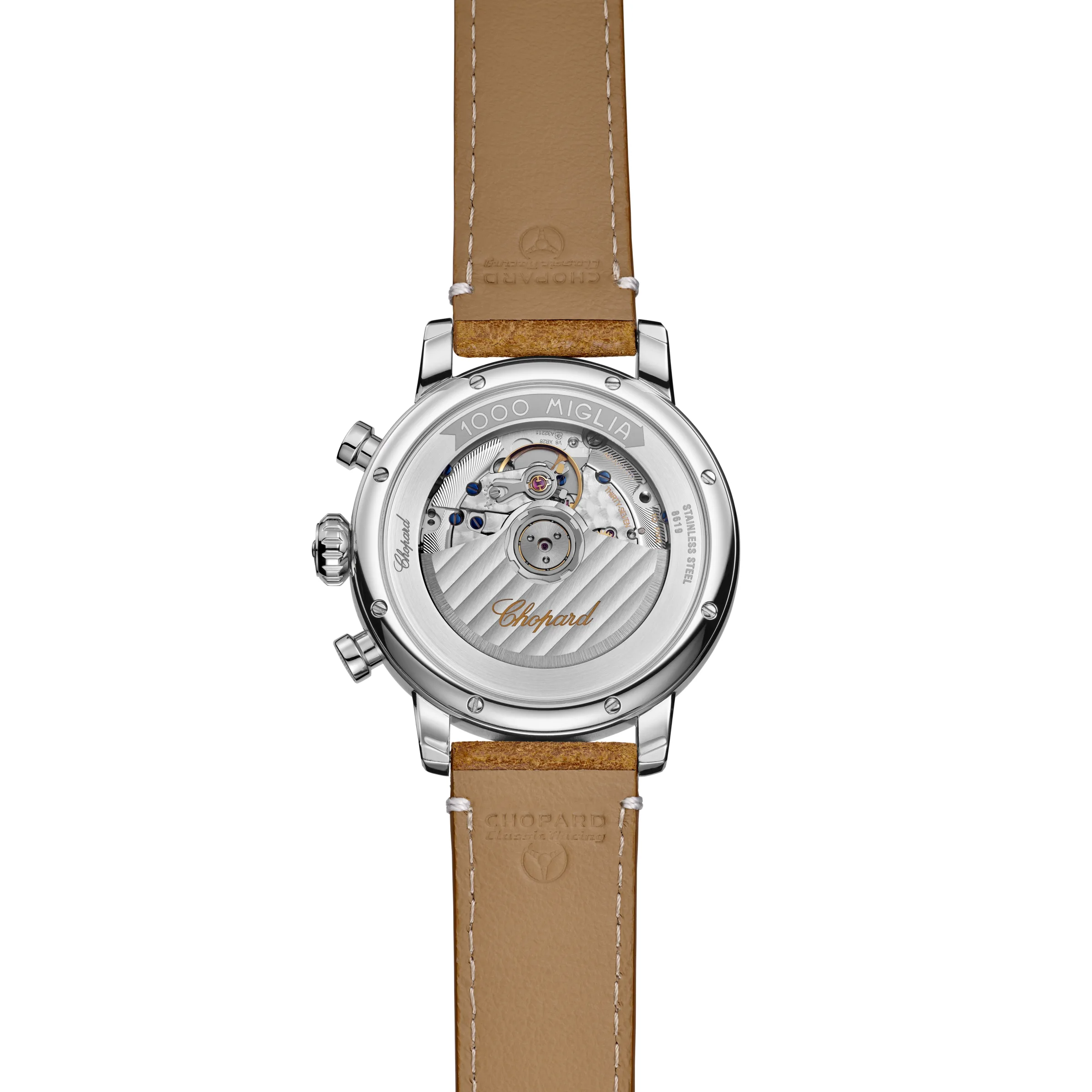 Mille Miglia Classic Chronograph Steel Automatic Strap Watch