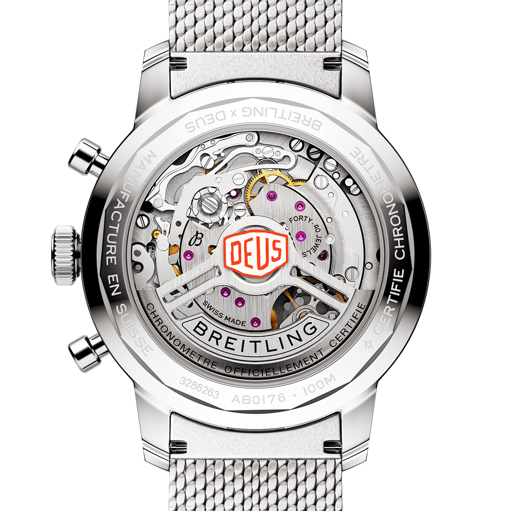 Top Time Deus 41mm Black/White Dial Automatic Bracelet Watch