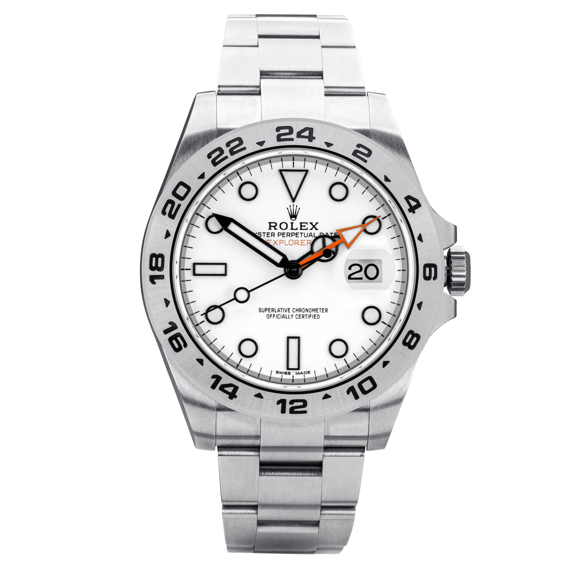 Rolex Explorer II 42mm Steel Men's Automatic Bracelet Watch