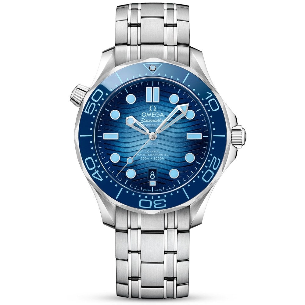 Seamaster Diver 300m 42mm Summer Blue Dial Men's Bracelet Watch