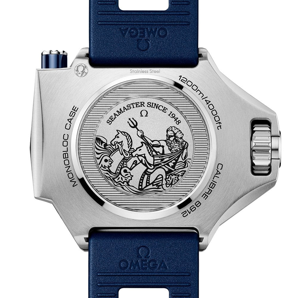 Seamaster Ploprof 1200m 55mm Summer Blue Dial Rubber Strap Watch