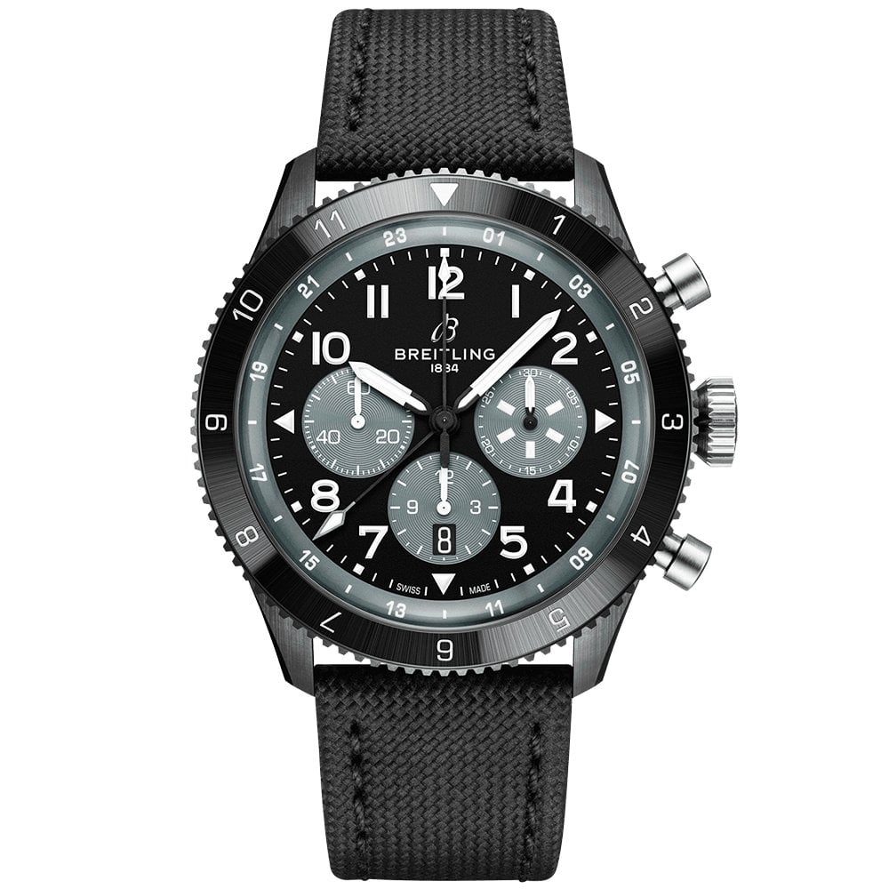 Super AVI Mosquito Night Fighter 42mm Black Dial Chronograph Watch