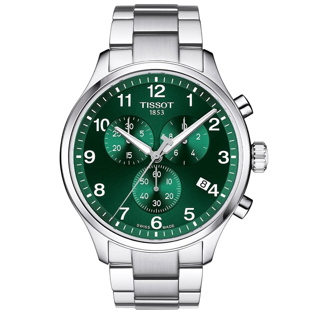 Chrono XL Classic 45mm Green Dial Men's Chronograph Watch