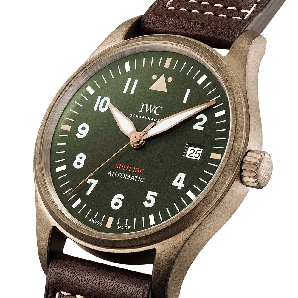 Pilot's Spitfire Bronze 39mm Green Dial Men's Automatic Watch