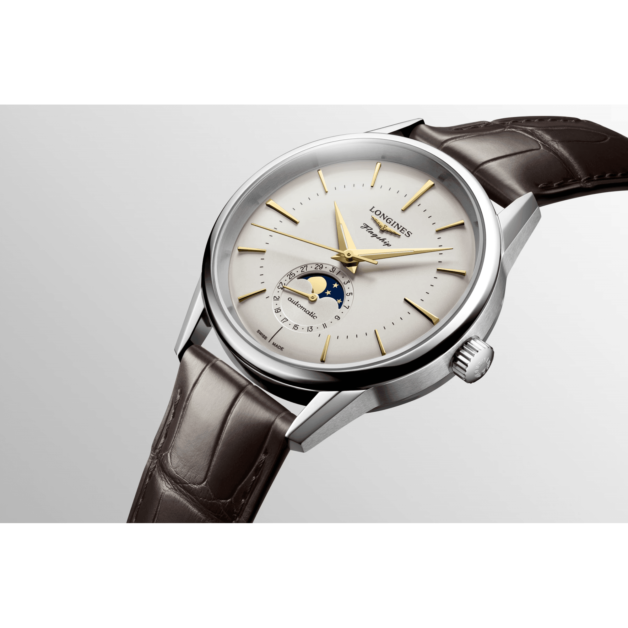 Flagship Heritage Moon-Phase Automatic Strap Watch