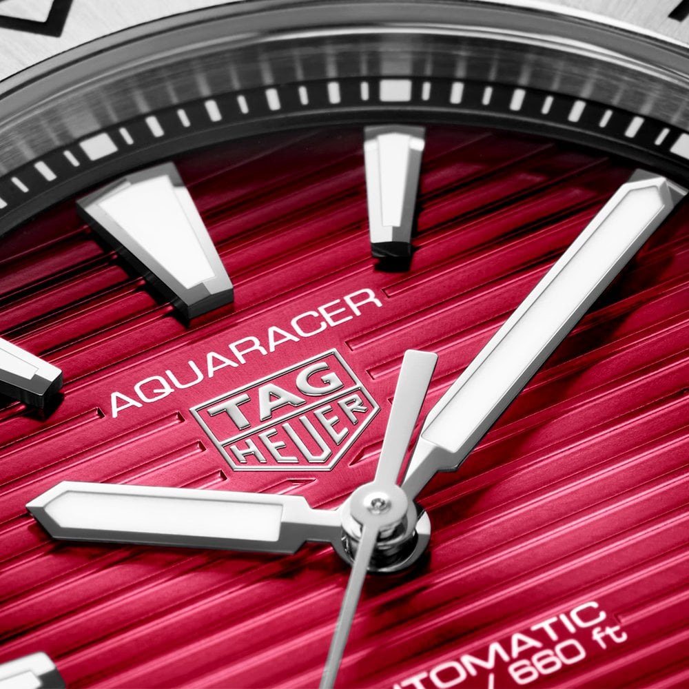 Aquaracer Professional 200 40mm Smoky Red Dial Automatic Bracelet Watch