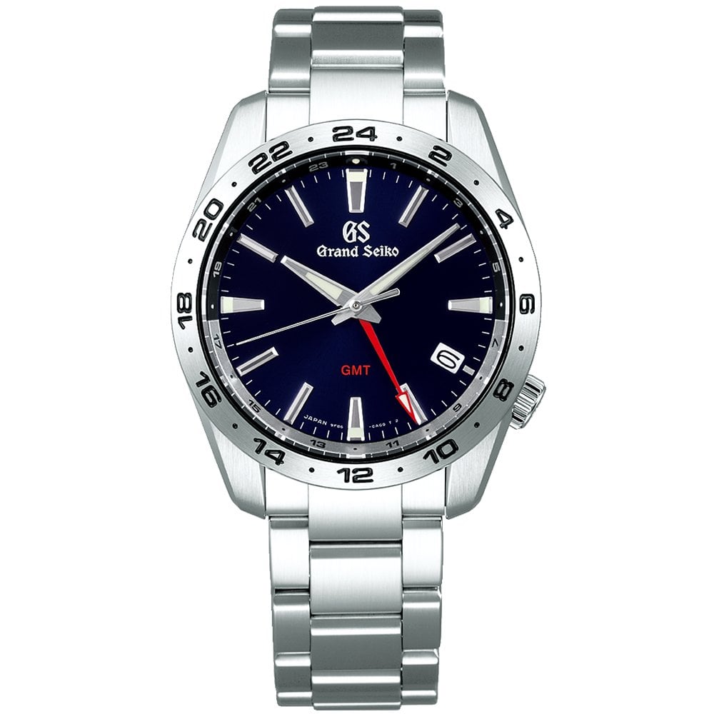 Sport GMT 'Blue Scarlet' 39mm Blue Dial Men's Bracelet Watch
