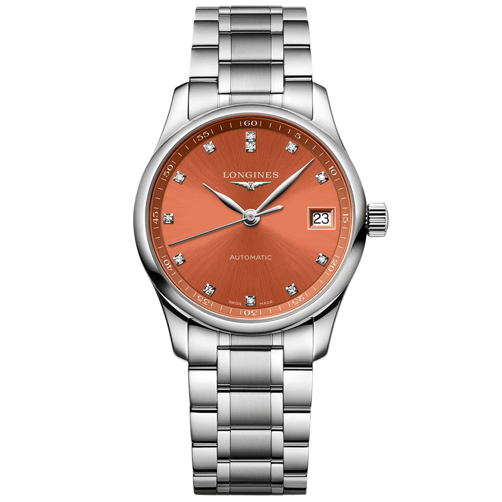 Master Collection Steel 34mm Automatic Ladies Bracelet Watch