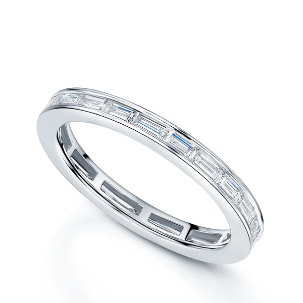 18ct White Gold Channel Set Full Eternity Ring