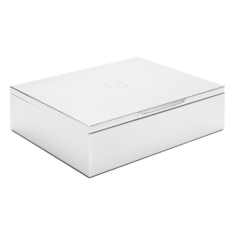 Silver Medium Watch & Jewellery Legacy Box