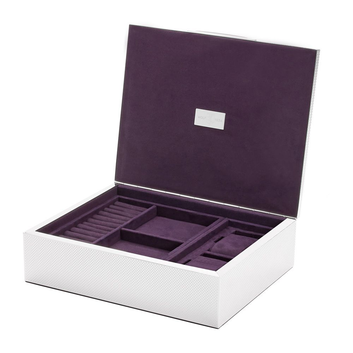 Silver Medium Watch & Jewellery Legacy Box