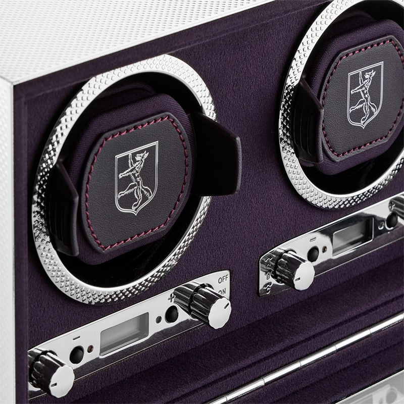 Silver Double Watch Winder