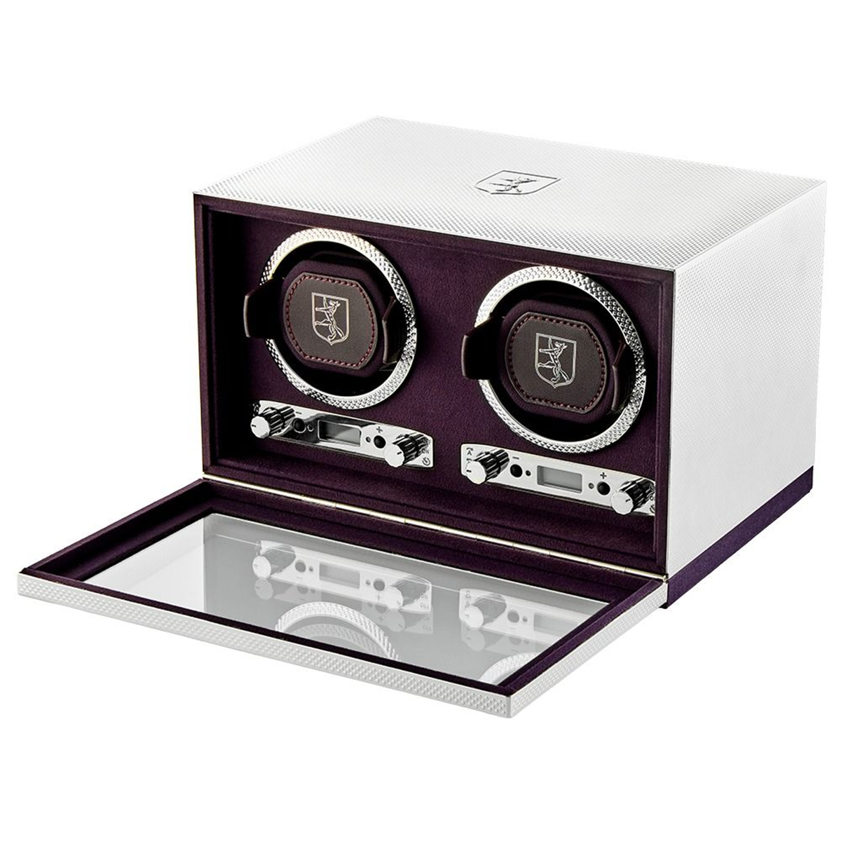Silver Double Watch Winder