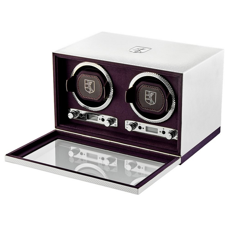 Silver Double Watch Winder