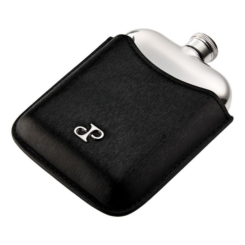 Philipp Black & Steel Hip Flask