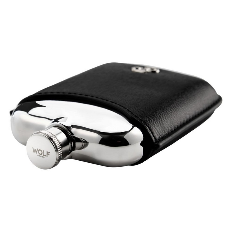 Philipp Black & Steel Hip Flask