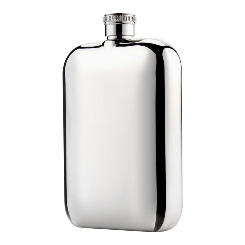 Philipp Black & Steel Hip Flask
