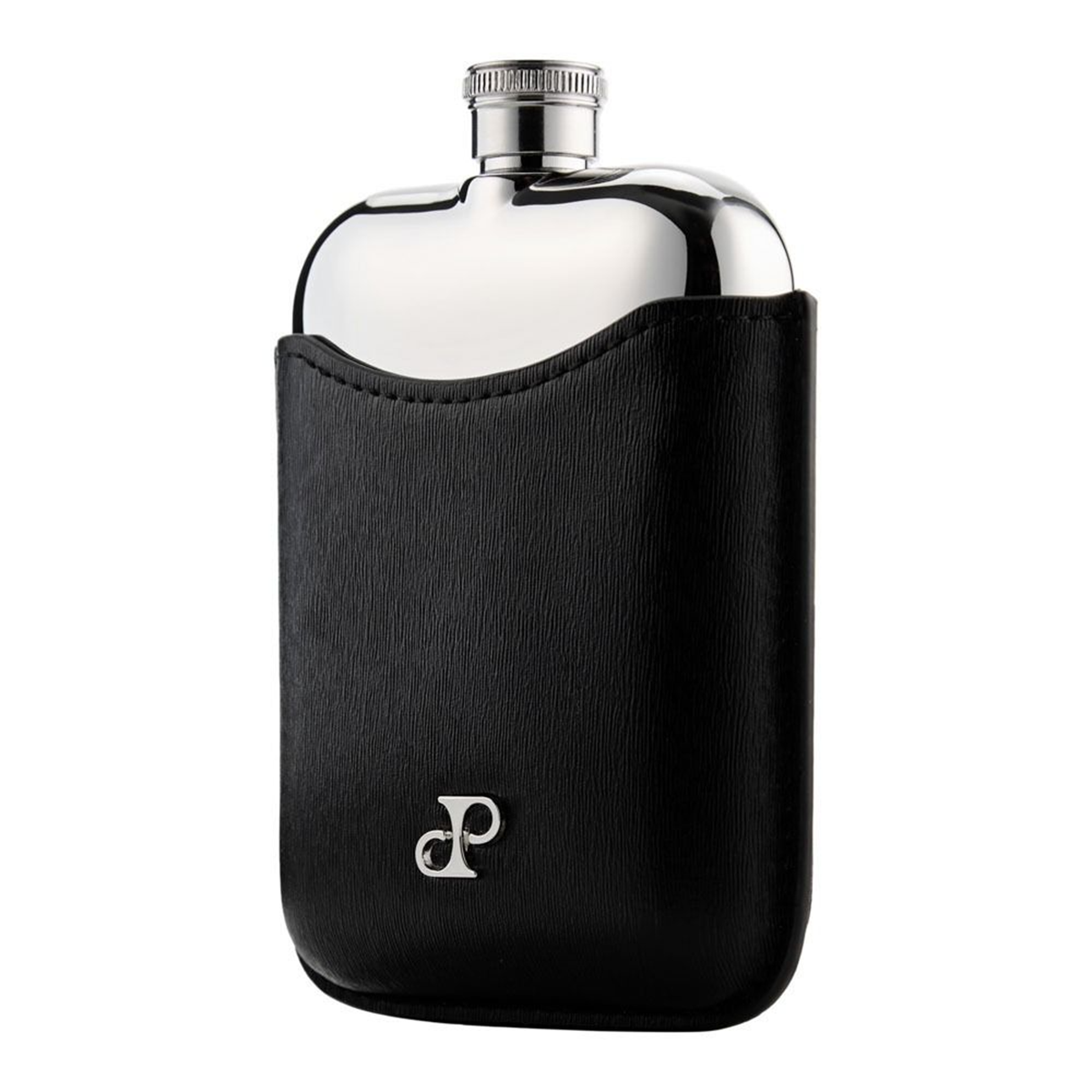 Philipp Black & Steel Hip Flask