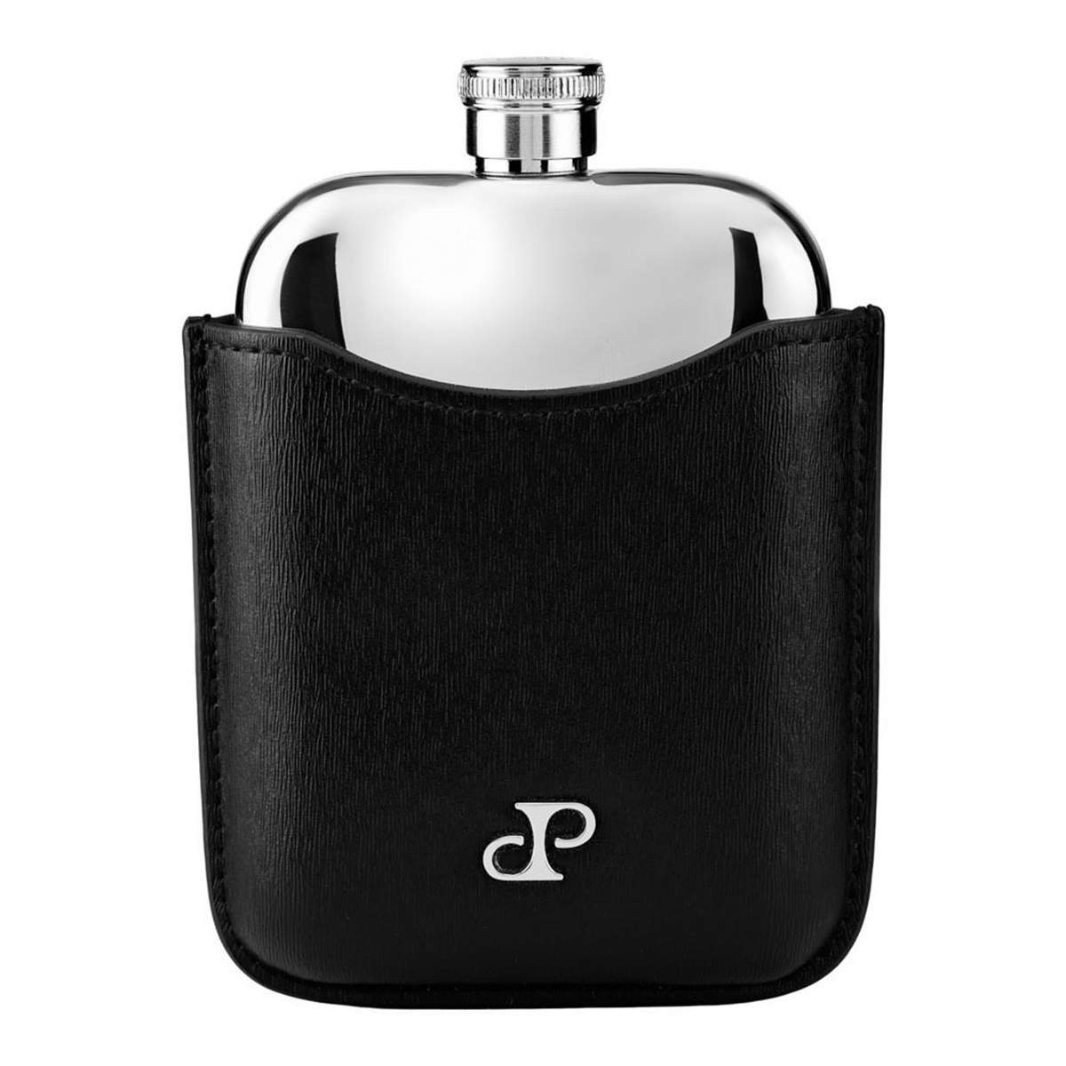 Philipp Black & Steel Hip Flask