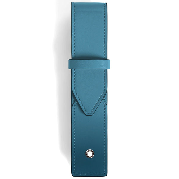 Montblanc Meisterstück Smoky Blue 1 Pen Pouch - Berry's Jewellers
