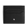 Montblanc Meisterstuck Card Holder 6cc in Grain Black Leather - Berry's Jewellers