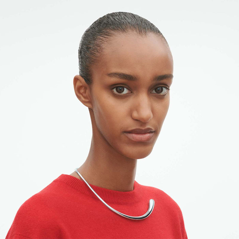 Mercy Silver Neck Ring