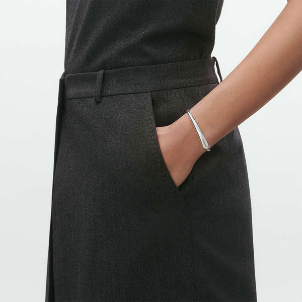 Georg Jensen Mercy Sterling Silver Open Bangle - Berry's Jewellers