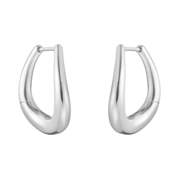 Georg Jensen Offspring Medium Sterling Silver Earhoops - Berry's Jewellers
