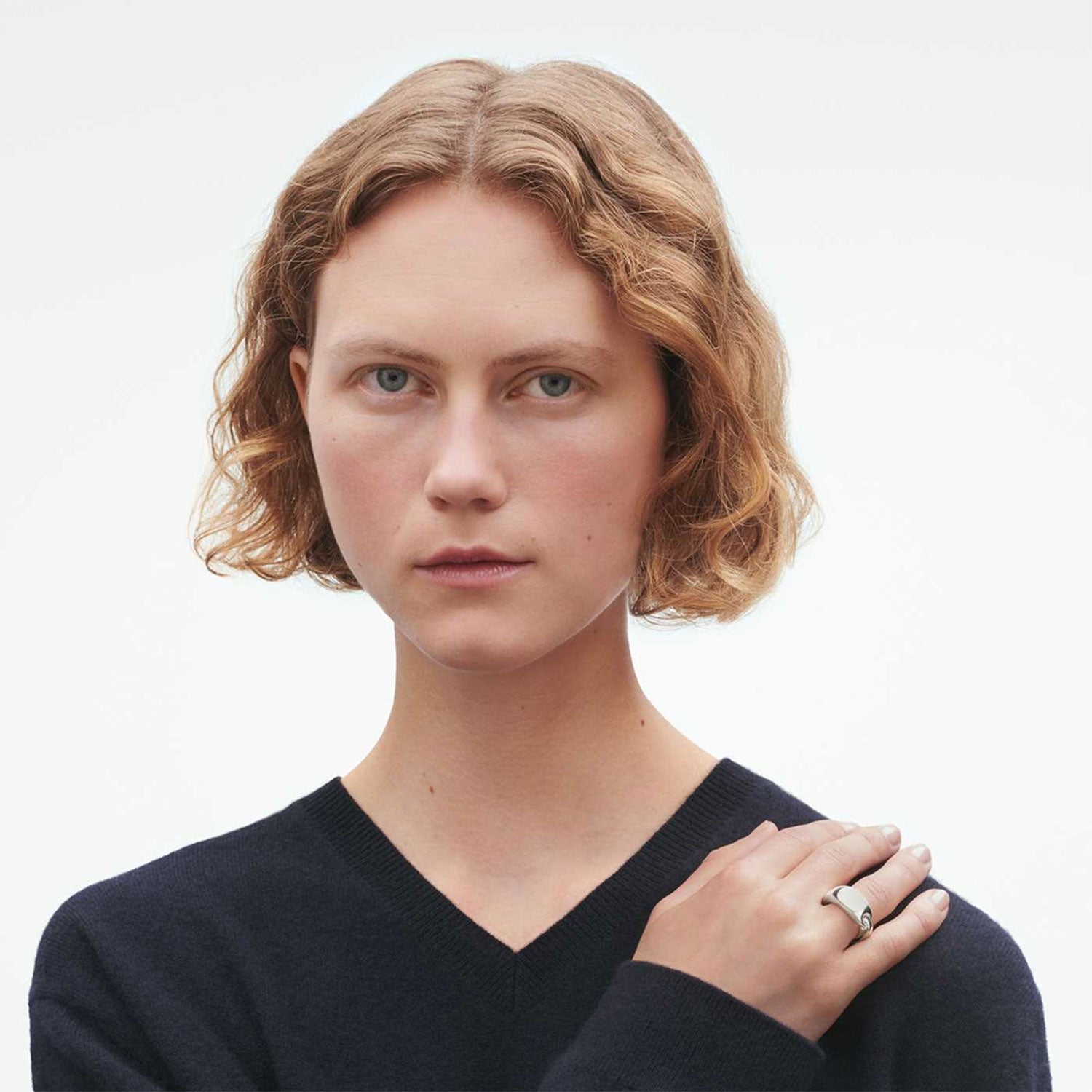 Georg Jensen Reflect Sterling Silver Signet Ring - Berry's Jewellers