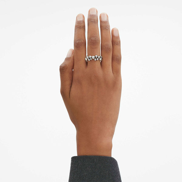 Moonlight Grapes Silver band Ring
