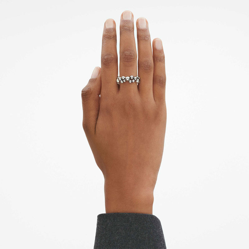 Moonlight Grapes Silver band Ring