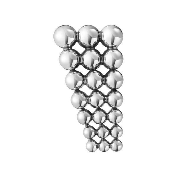 Georg Jensen Moonlight Grapes Silver Single Left Side Earring - Berry's Jewellers