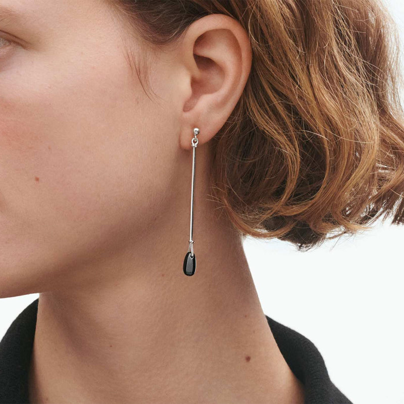 Vivianna Torun Black Agate Drop Earrings