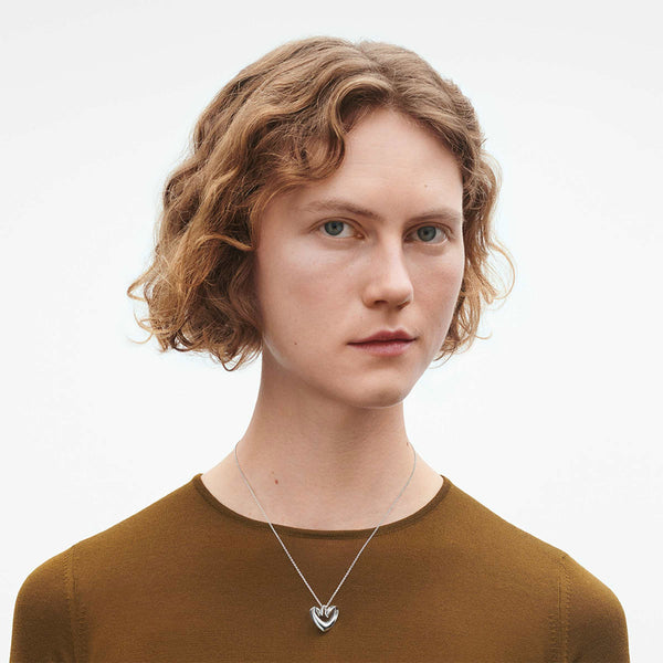 Georg Jensen Heart Silver Pendant - Berry's Jewellers