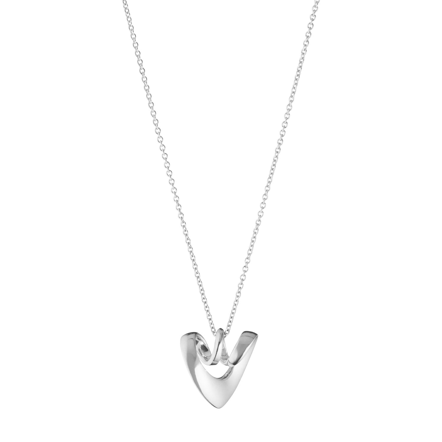 Georg Jensen Heart Silver Pendant - Berry's Jewellers