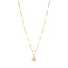 Georg Jensen Daisy 18ct Yellow Gold Plated Silver & White Enamel Pendant - Berry's Jewellers