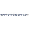 Georg Jensen Daisy Layered Blue Enamel Bracelet - Berry's Jewellers