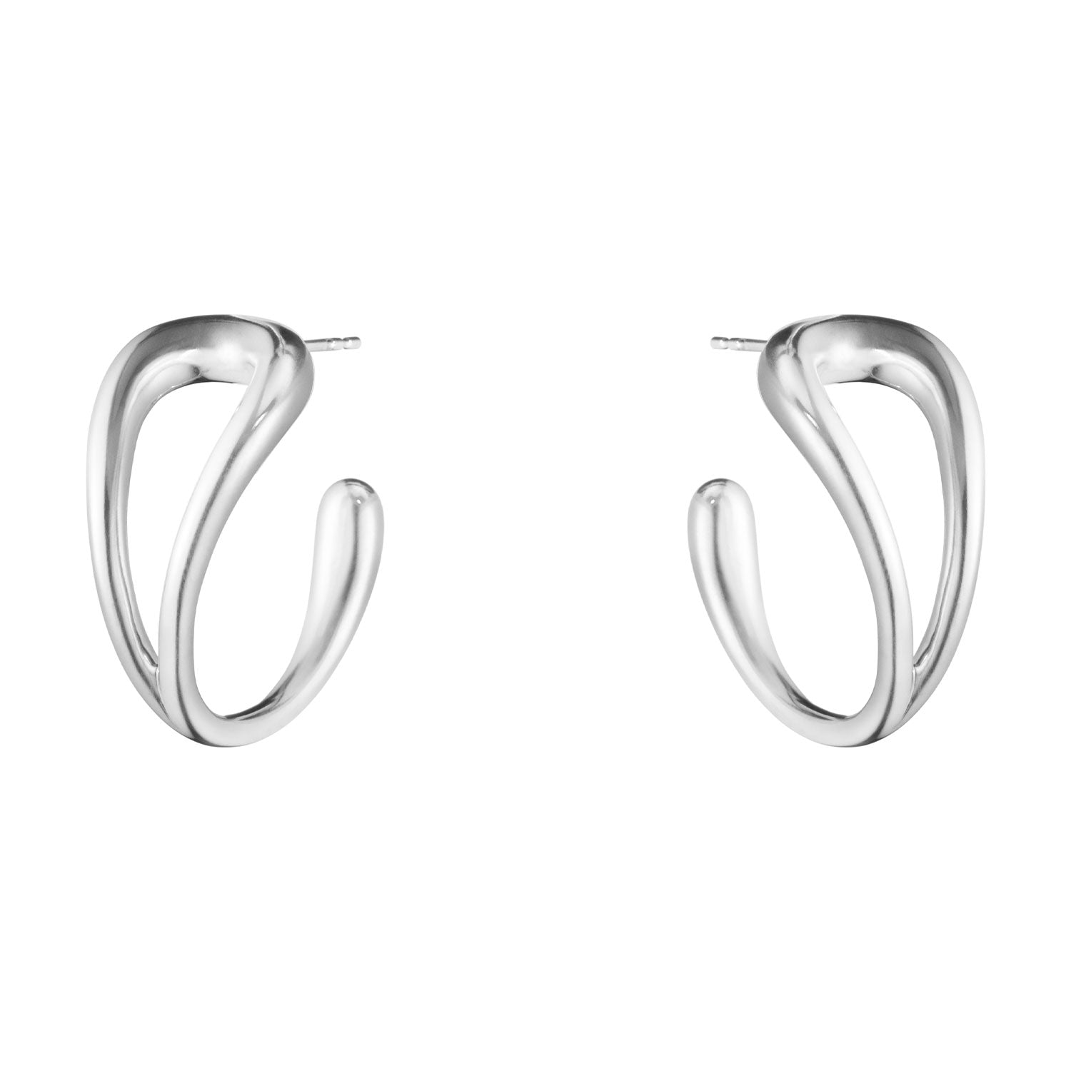 Georg Jensen Mercy Silver Hoop Earrings - Berry's Jewellers