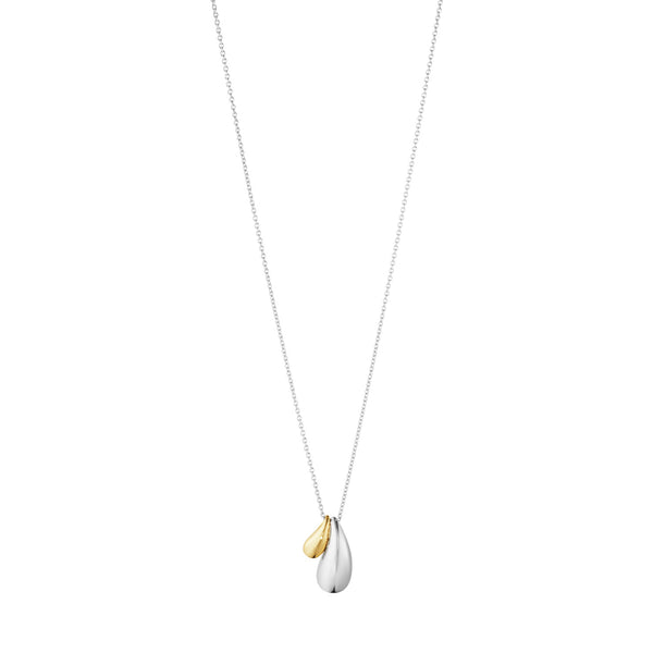 Reflect Silver & 18ct Yellow Gold Double Pendant